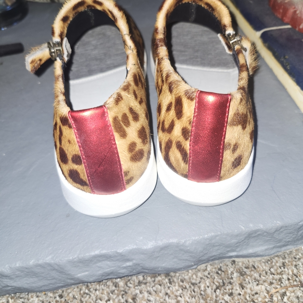 EUC Johnson And Murphy Leopard Print Women's Side Zip Size 8.5 - Picture 6 of 6
